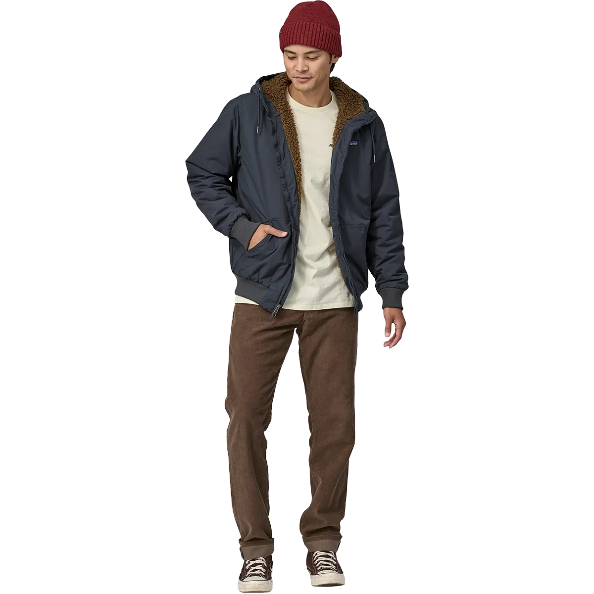 Herren Ismus Kapuzenpullover mit Futter von Patagonia