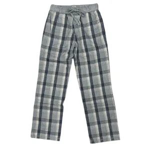 Herren Bergkaro Flanellhose in Grau