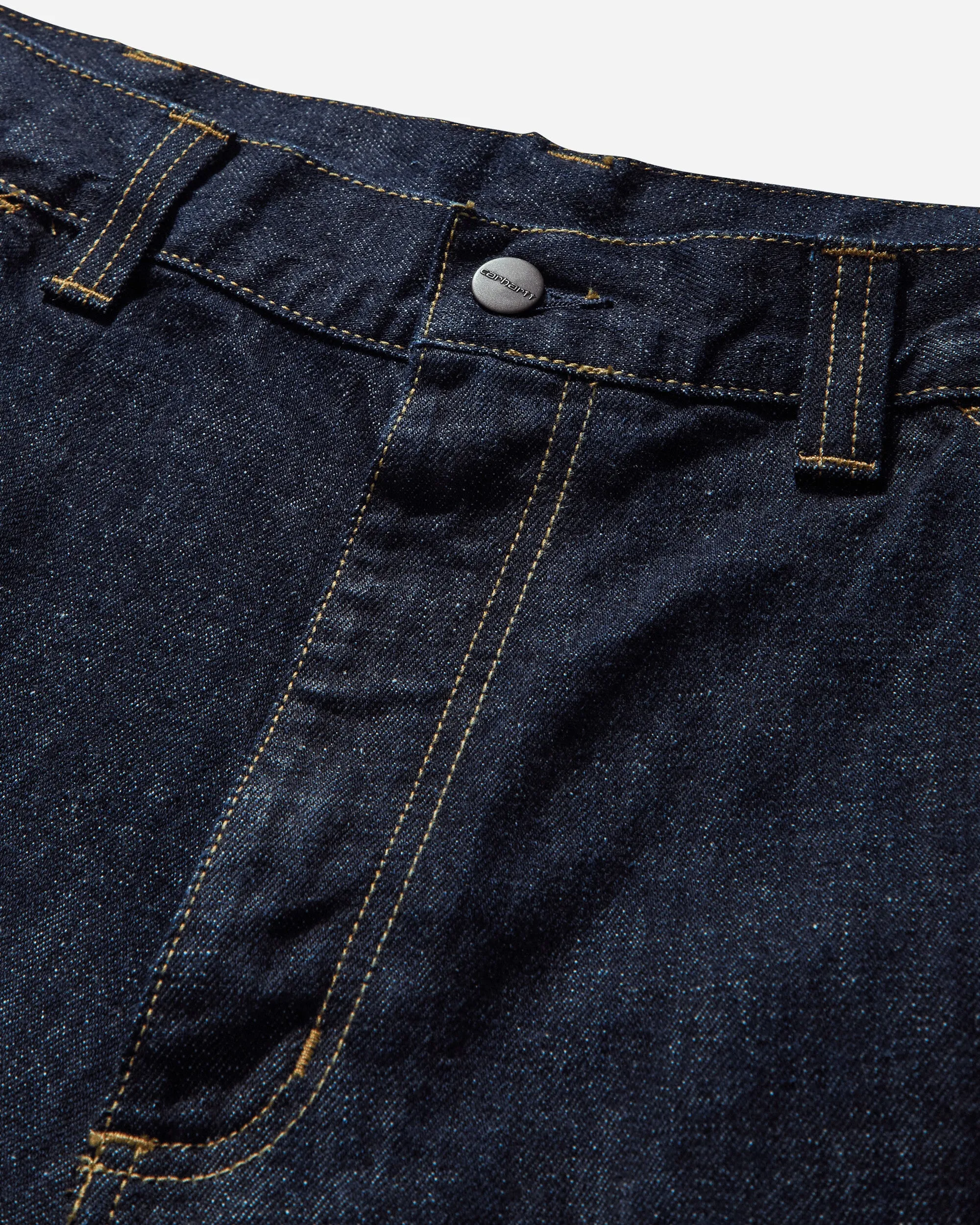 Herren OG Single-Knie-Shorts Blau (Gewaschen)