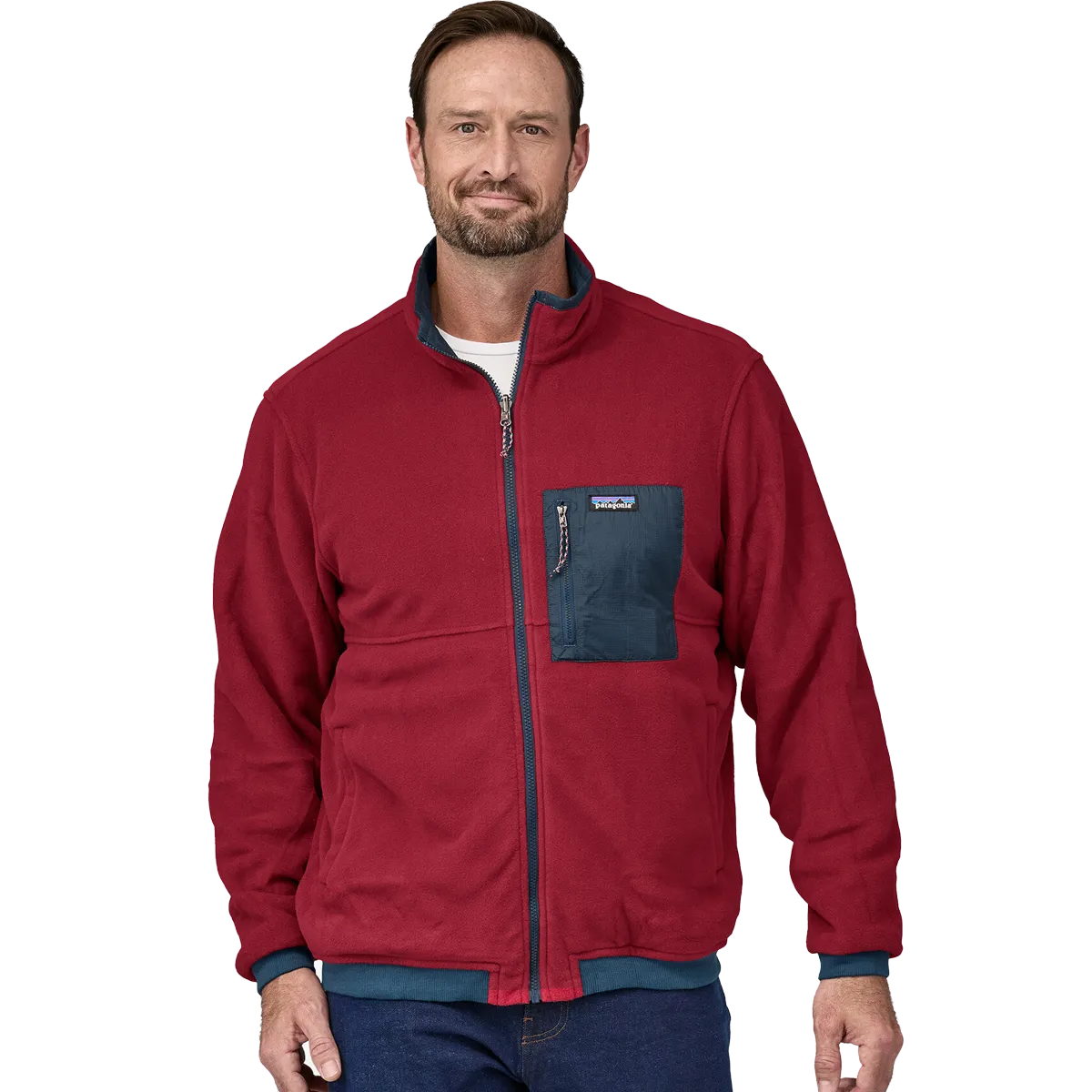 Patagonia Herren Reversible Microdini Jacke mit Schale