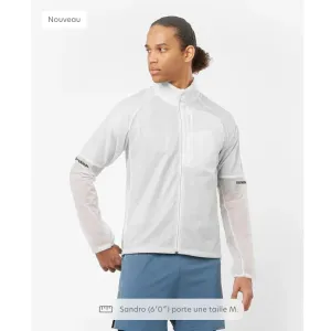 Herren Salomon Sense Flow Jacke Weiß ASH Columbia Bekleidung