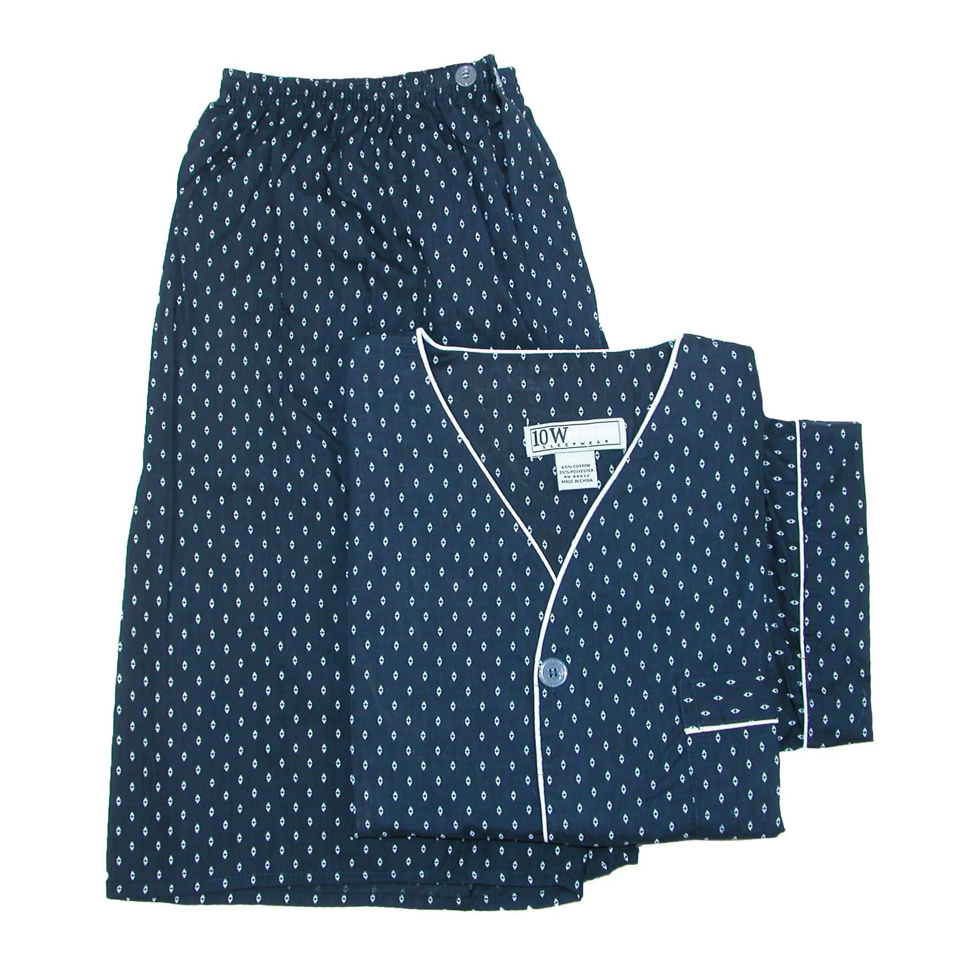 Herren-Pyjama-Set mit kurzen Ärmeln und kurzen Beinen