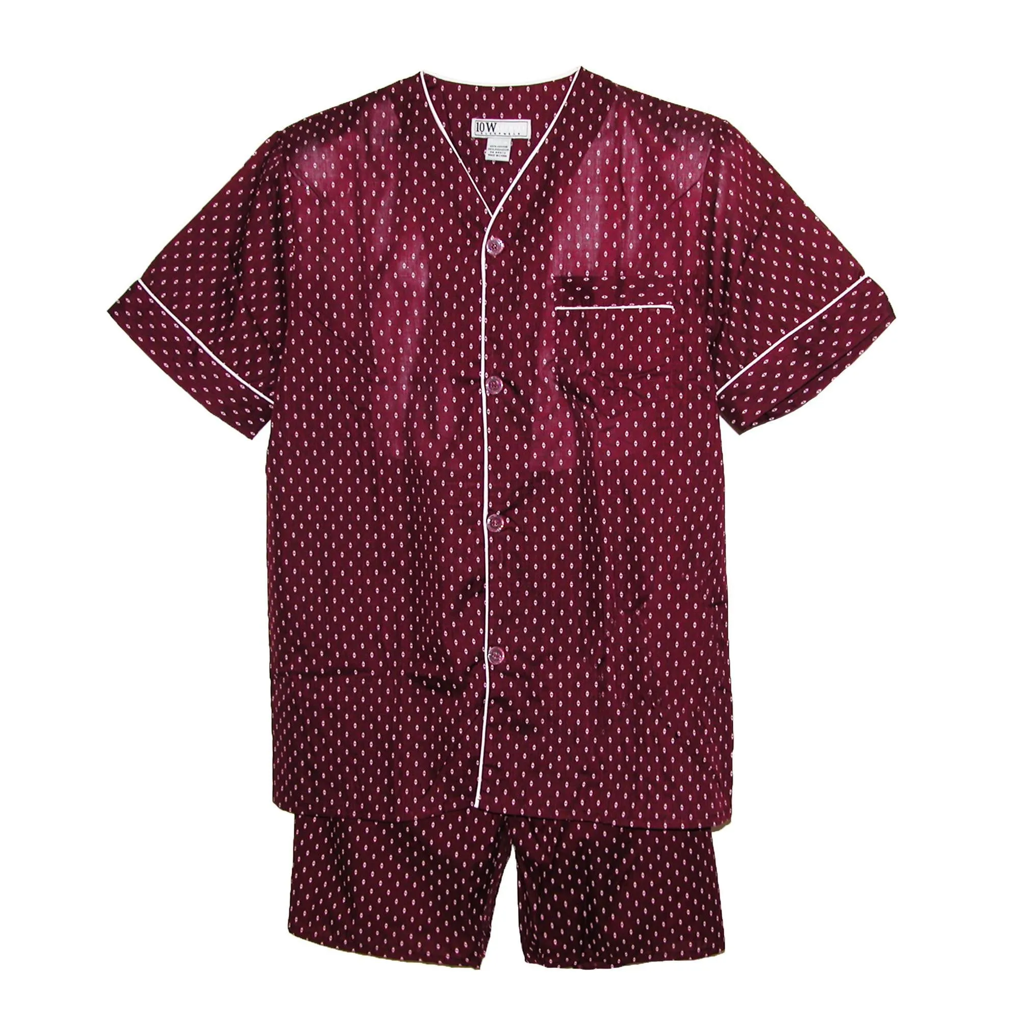 Herren-Pyjama-Set mit kurzen Ärmeln und kurzen Beinen