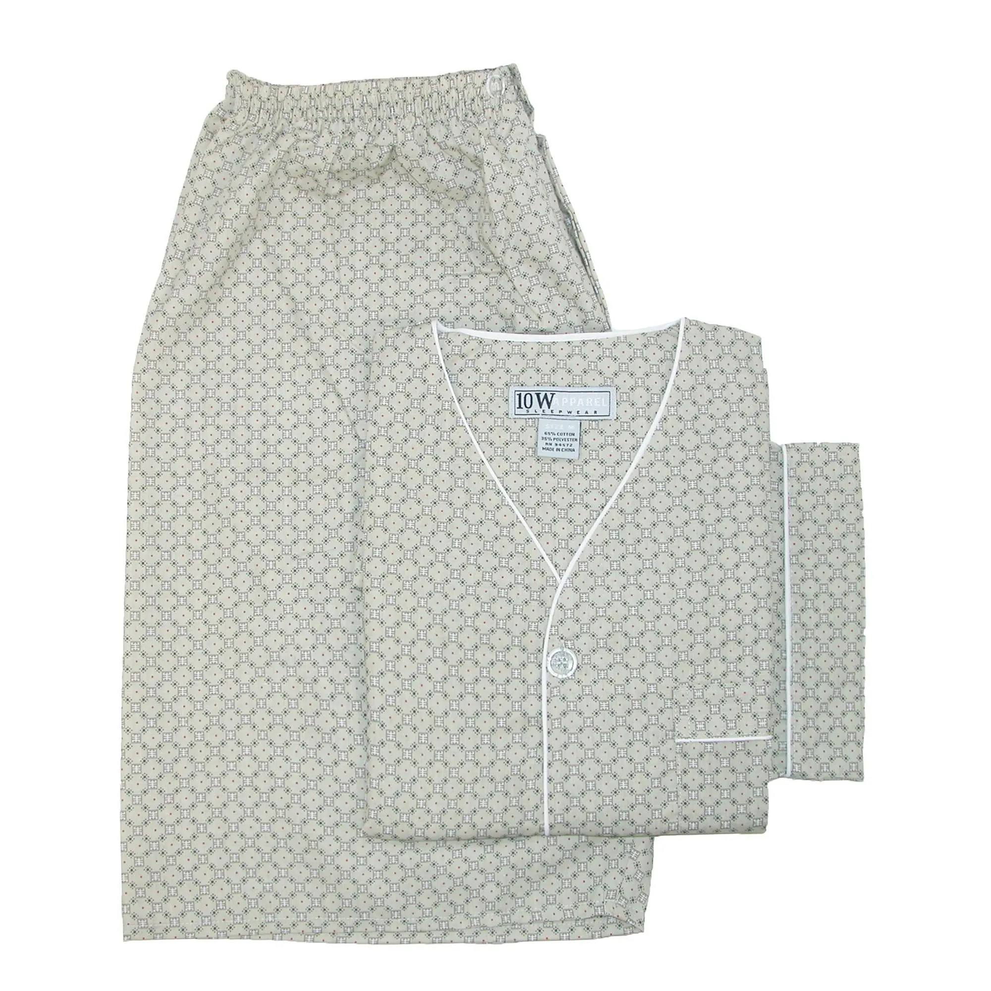Herren-Pyjama-Set mit kurzen Ärmeln und kurzen Beinen