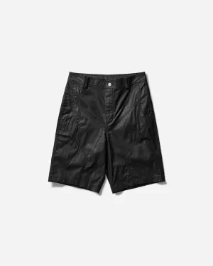 Herren Travis Scott Wachs-Shorts Schwarz