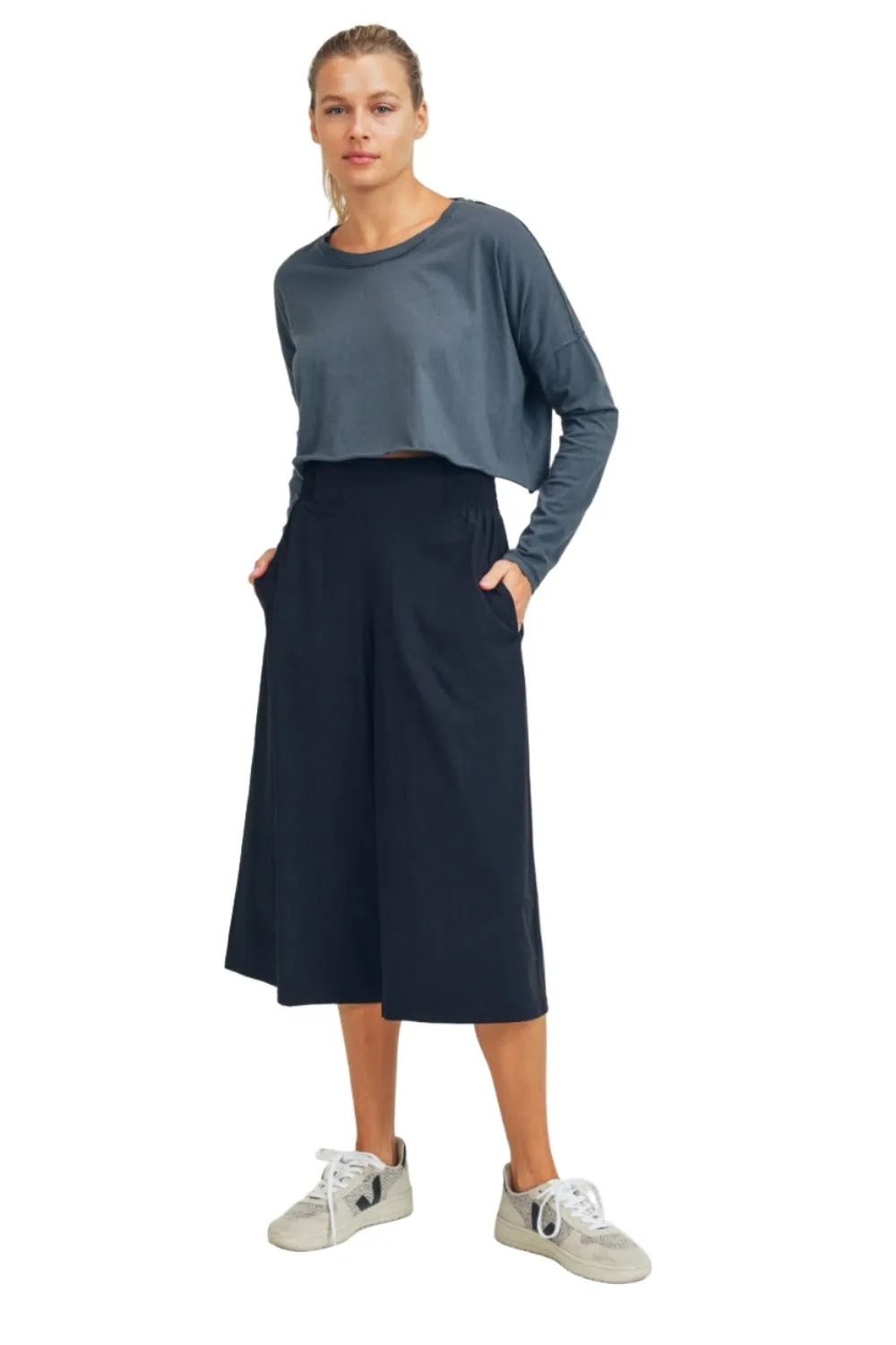 Mono B Culotte Hose Mit Elastischem Bund AP-A0671 und Plus