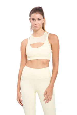 Mono B Mesh Doppelträger-BH-Top AT8008