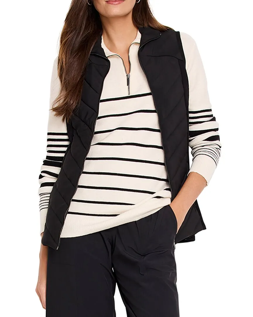 NIC ZOE Stepp-Vest mit Strickbesatz