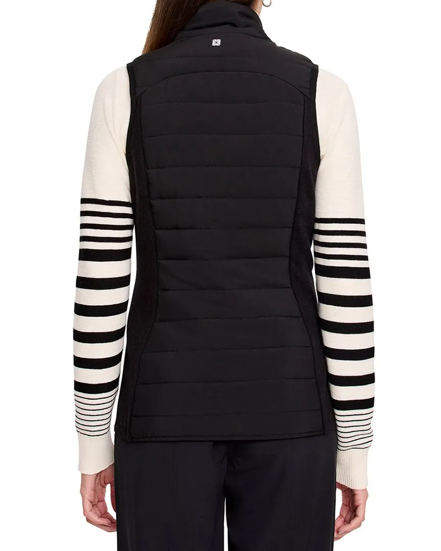 NIC ZOE Stepp-Vest mit Strickbesatz