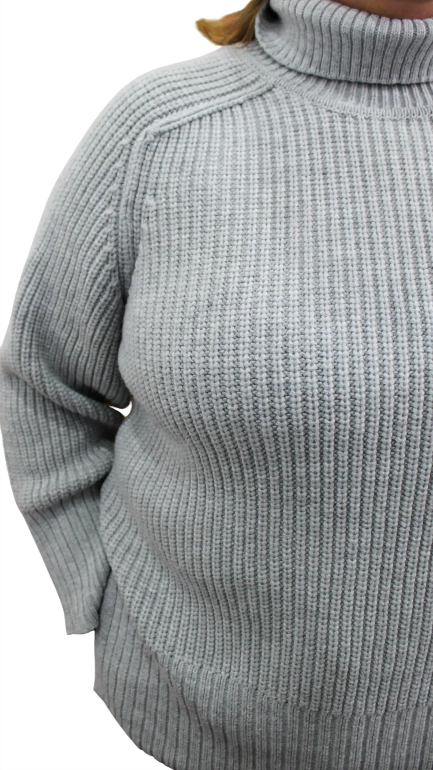 Norma Rollkragenpullover in Grau