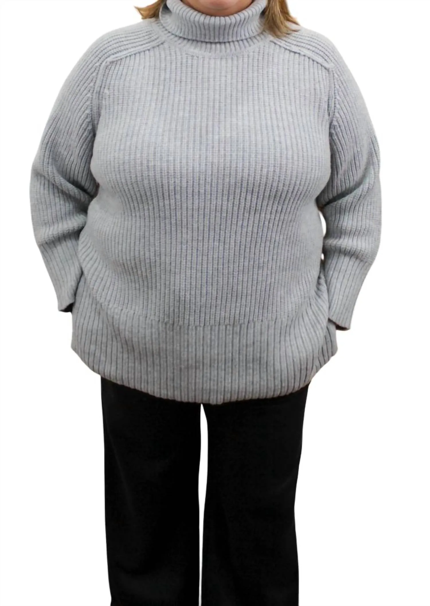 Norma Rollkragenpullover in Grau