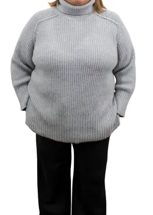 Norma Rollkragenpullover in Grau