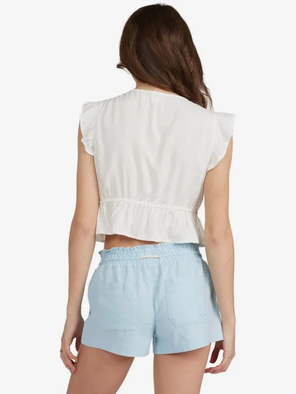 Oceanside Leinen Strandshorts