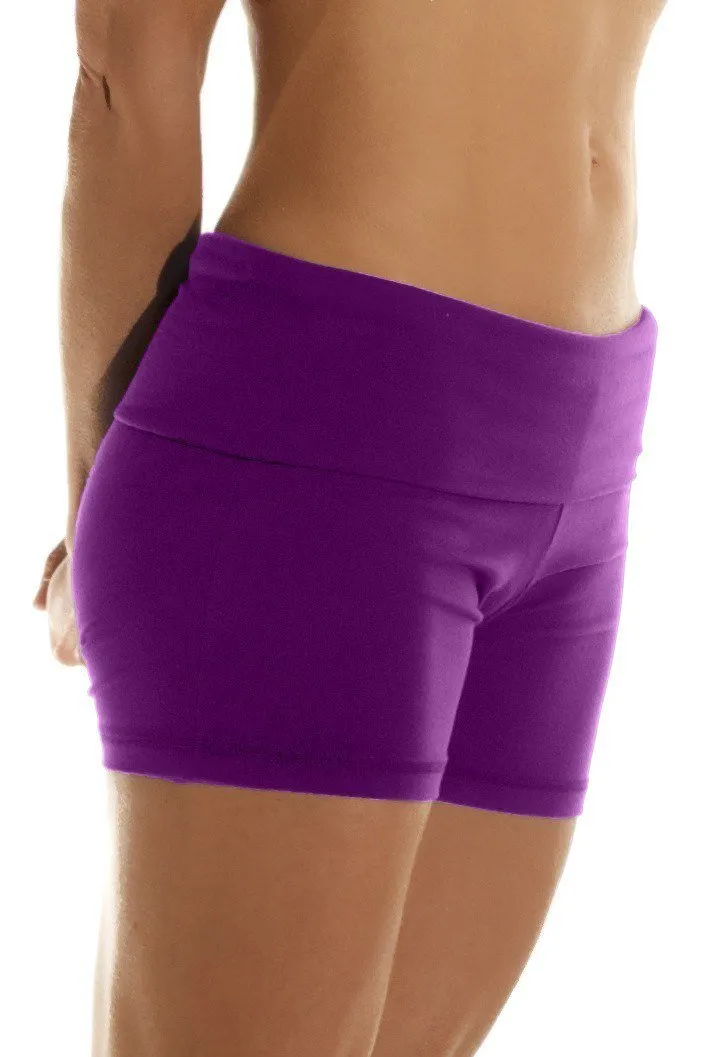One Step Ahead Brushed Supplex Roll-Down-Shorts 20188