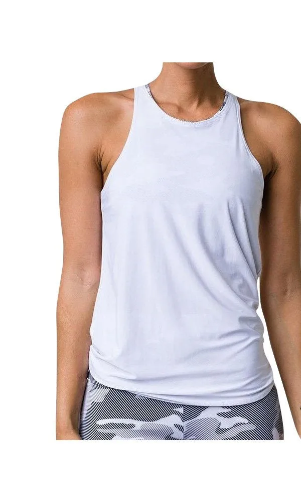 Onzie Hot Yoga 3109 Rückenbindungs-Tanktop Einheitsgröße