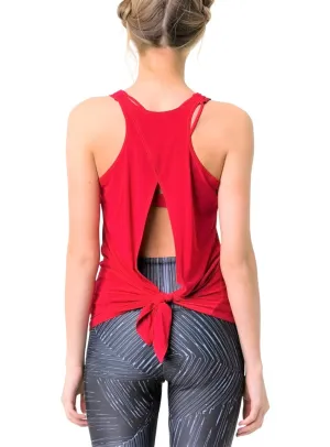 Onzie Hot Yoga 3109 Rückenbindungs-Tanktop Einheitsgröße