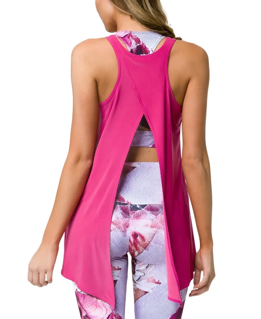 Onzie Hot Yoga 3109 Rückenbindungs-Tanktop Einheitsgröße