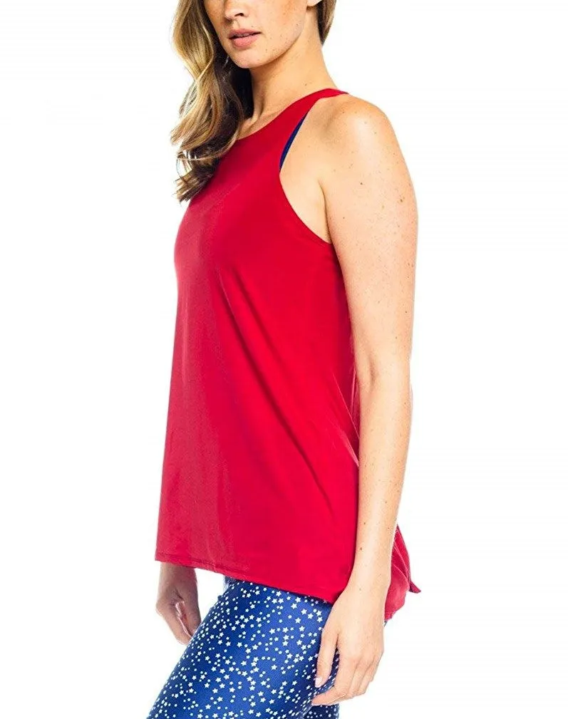 Onzie Hot Yoga 3109 Rückenbindungs-Tanktop Einheitsgröße