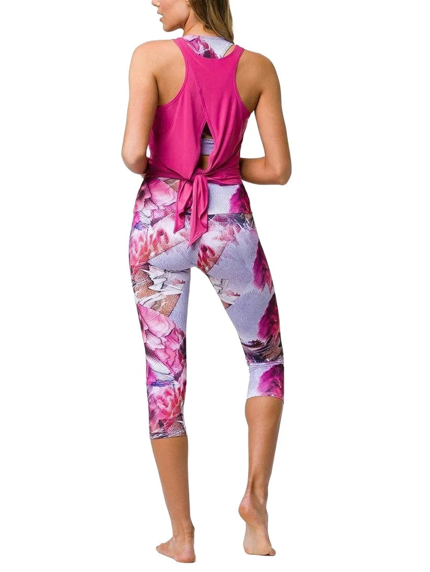 Onzie Hot Yoga 3109 Rückenbindungs-Tanktop Einheitsgröße