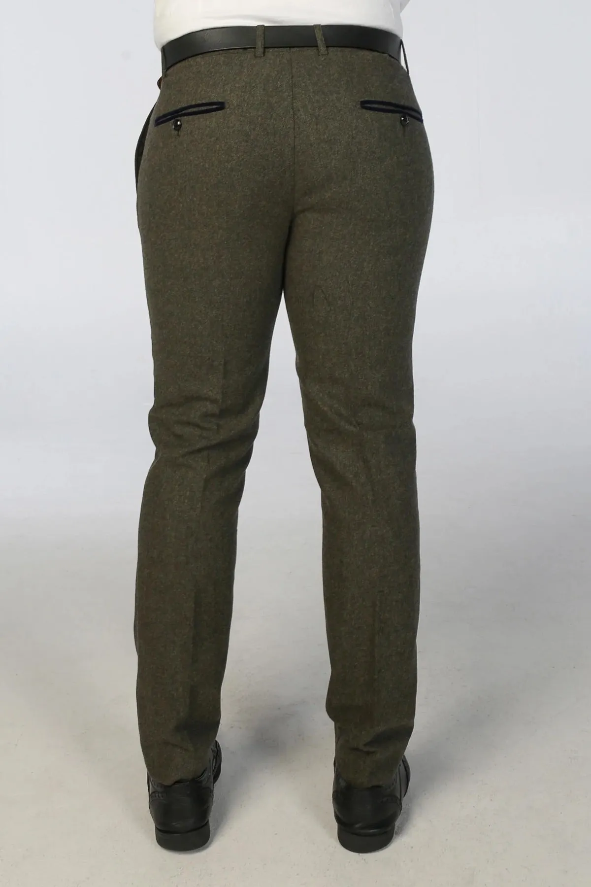 Oscar Wollmischung-Hose Tweed Formelle Hosen