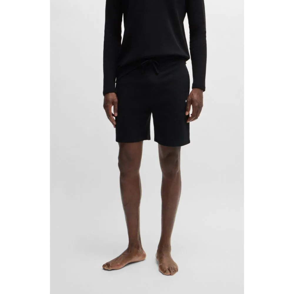 Pyjama-Shorts mit besticktem Logo
