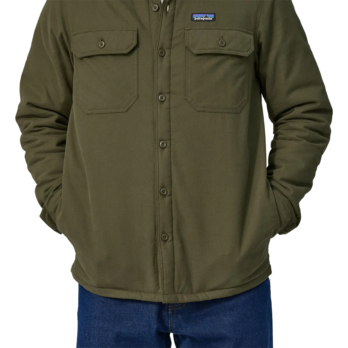 Patagonia Herren Isolierte Bio-Baumwolle Mittelgewicht Fjord Flanellhemd
