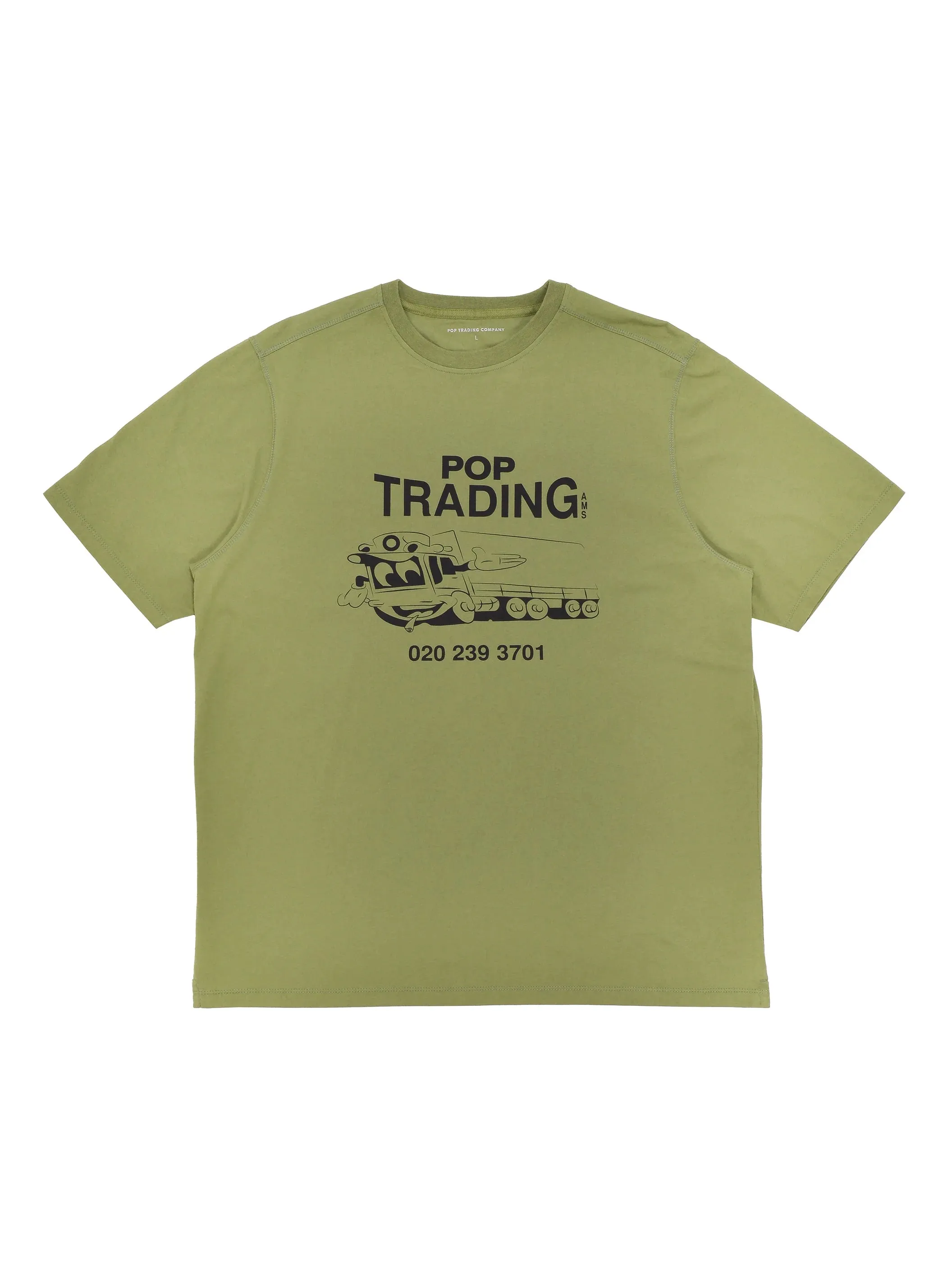 Pop Trading Trading T-Shirt - Loden Grün