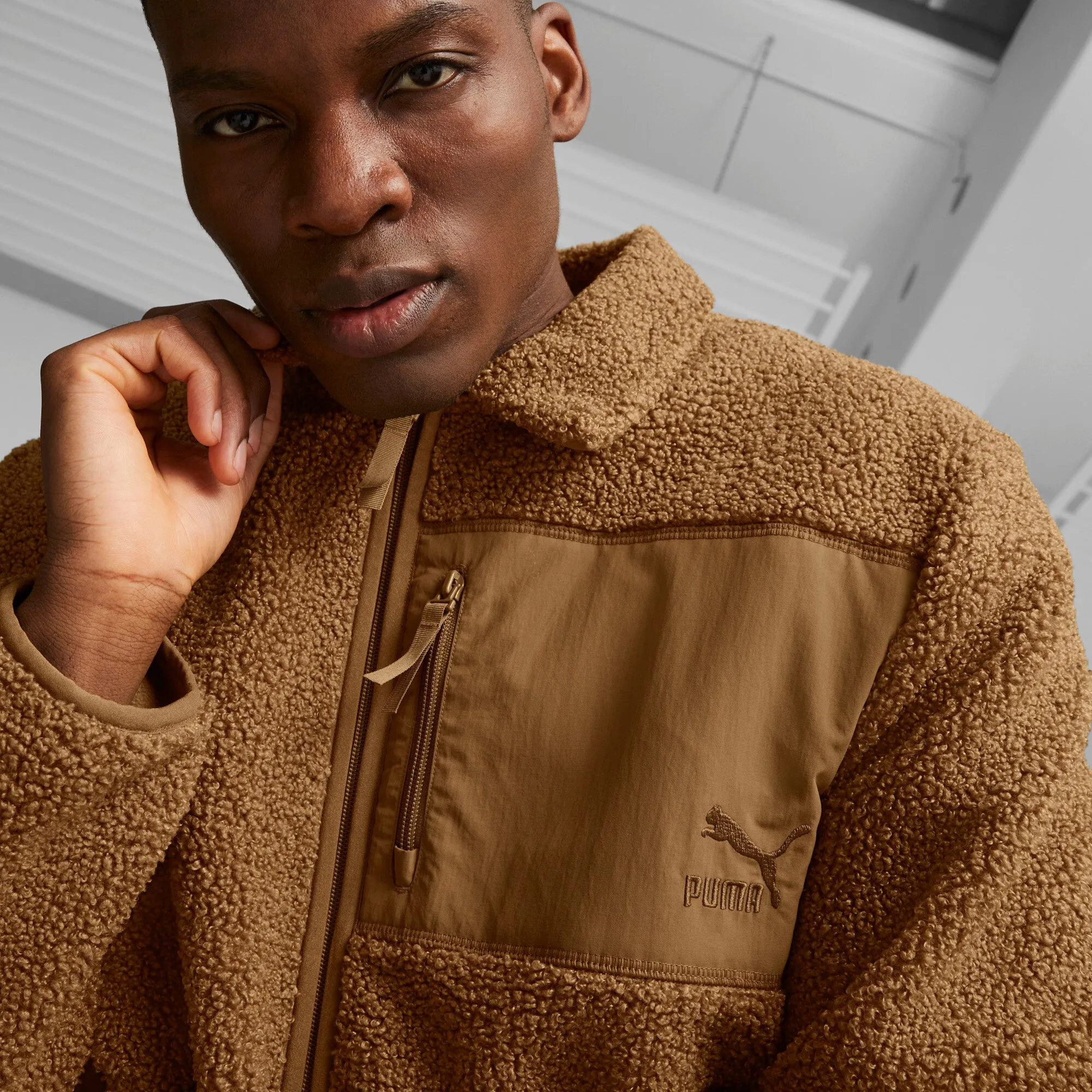 PUMA Herren CLASSICS Sherpa Jacke