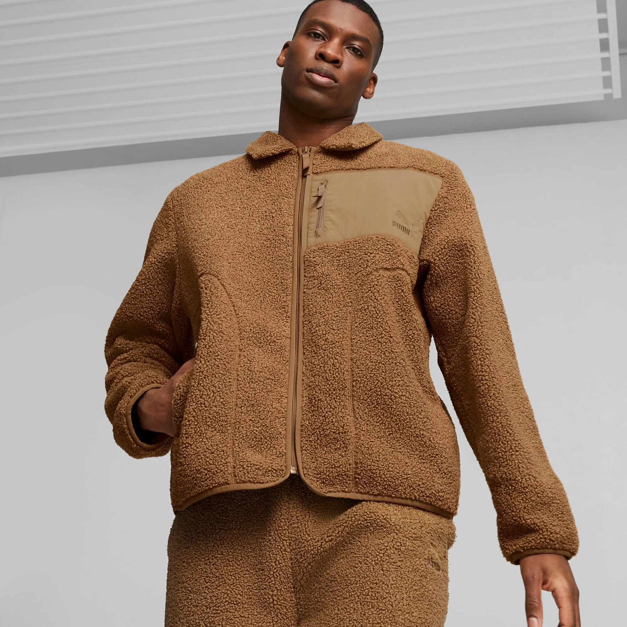 PUMA Herren CLASSICS Sherpa Jacke