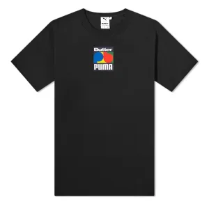Puma x Butter Goods Damen Grafik-T-Shirt Puma Schwarz