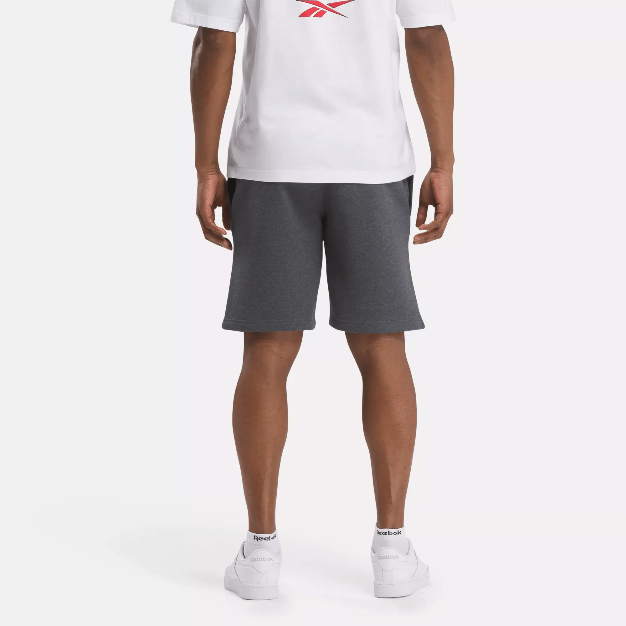 Reebok Bekleidung Herren Reebok Identity Fleece Shorts mit kleinem Logo
