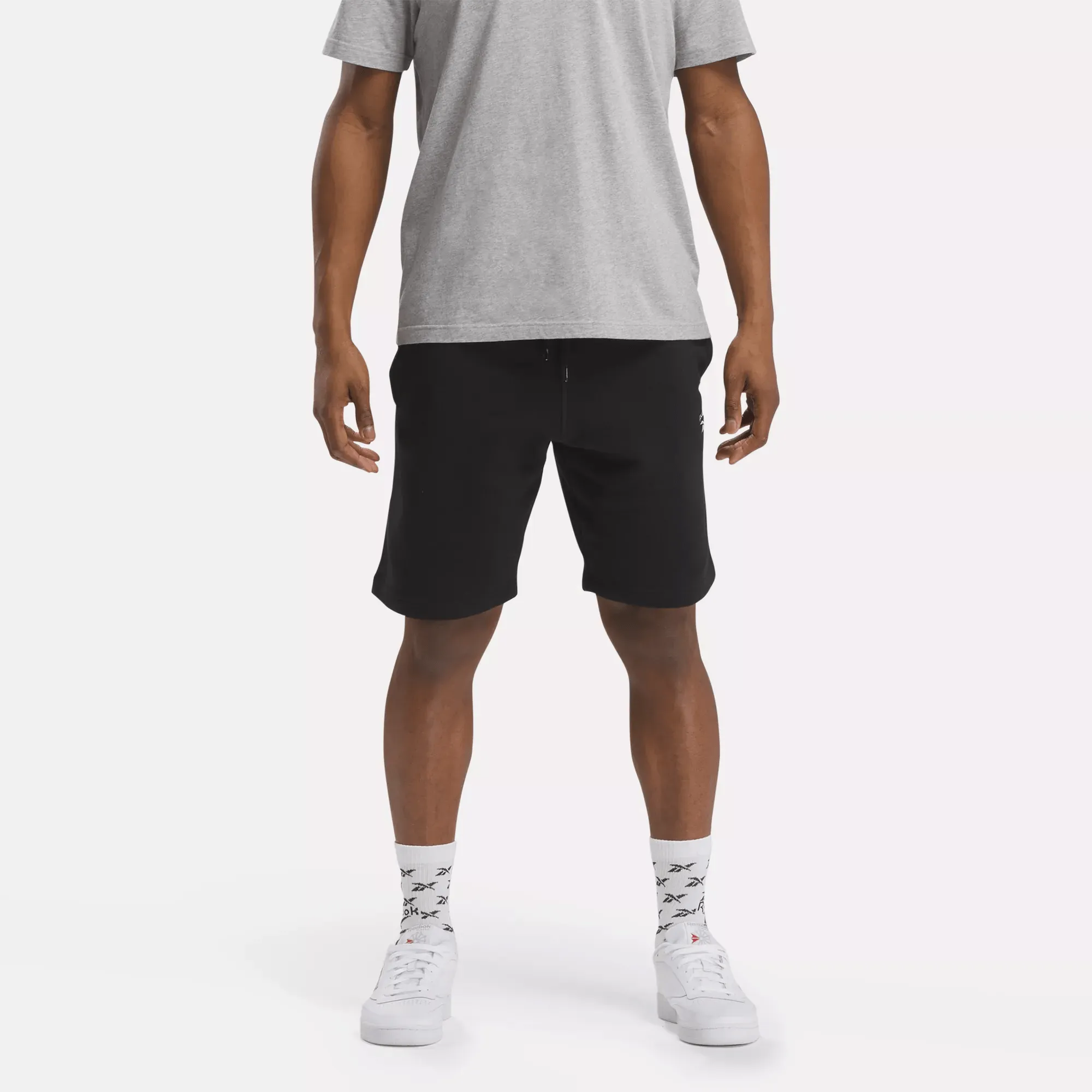 Reebok Bekleidung Herren Reebok Identity Fleece Shorts mit kleinem Logo