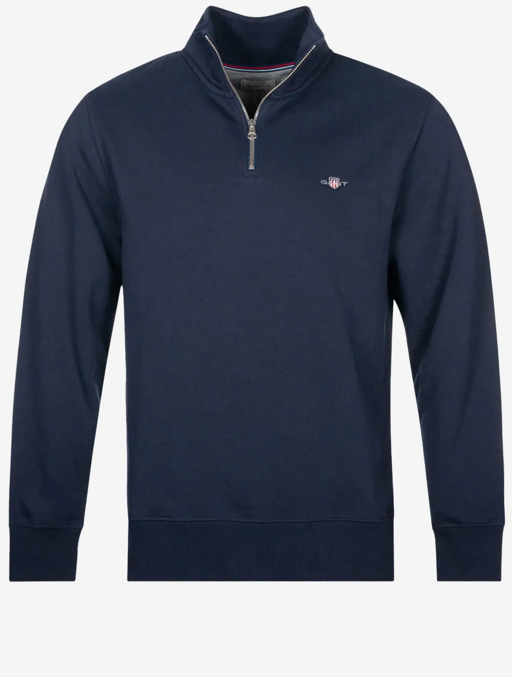 Regular Fit Schutzhalbzip-Sweat Abendblau