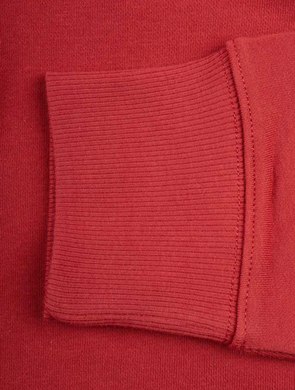 Regular Shield Halbzip-Pullover Eisenrot