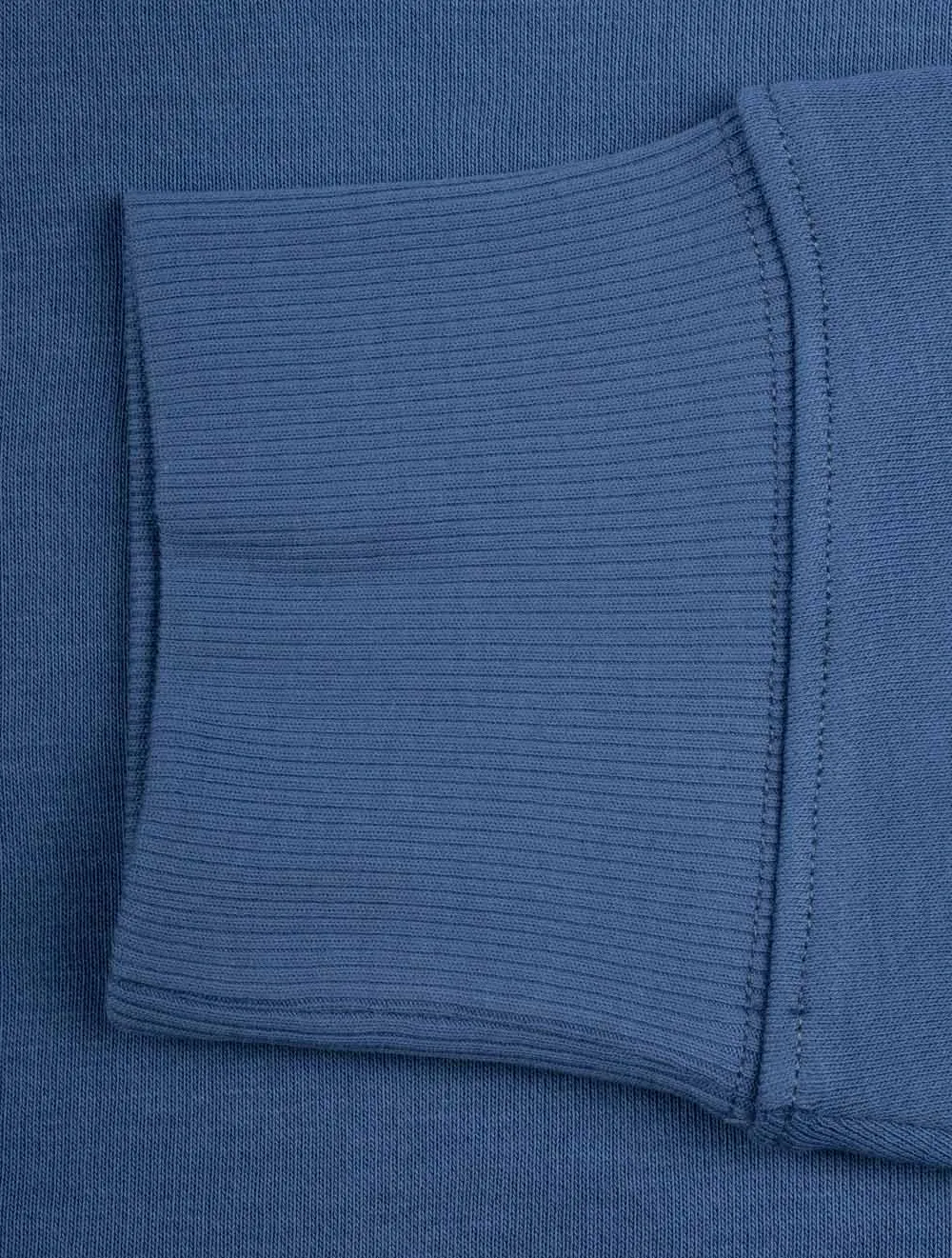 Regular Shield Halbzip-Pullover Vintage Blau