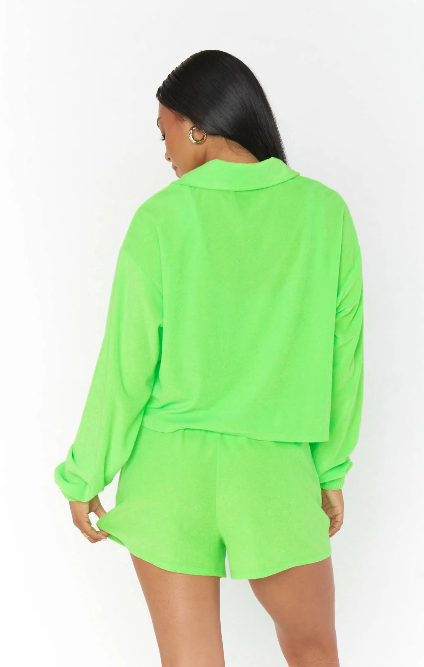 Spano Pullover ~ Neon Grün Terry