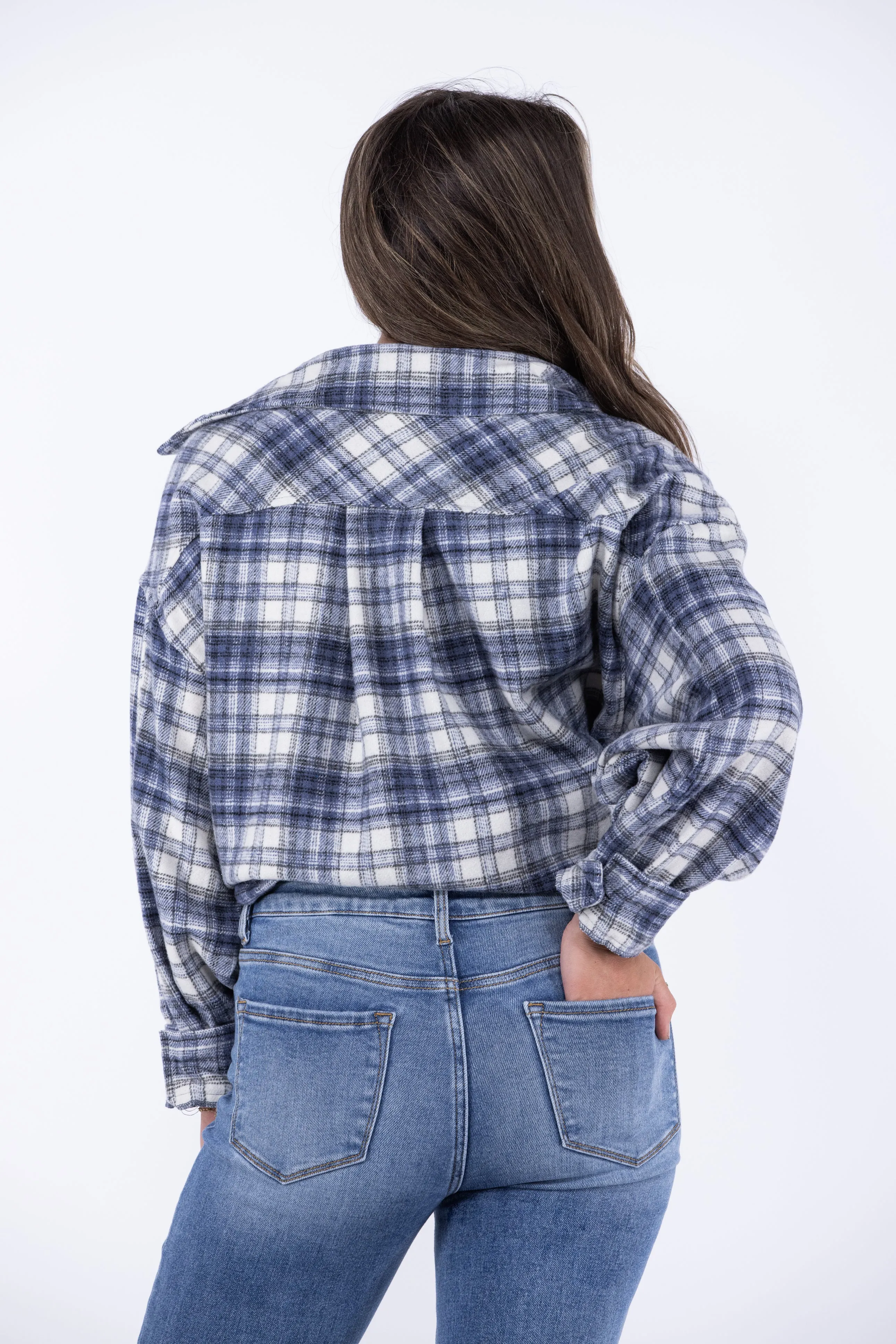 Square Dance Damen Flanell Shacket