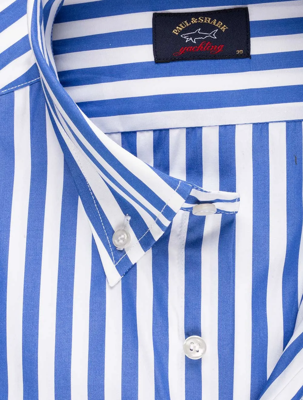 Blaues Streifenhemd