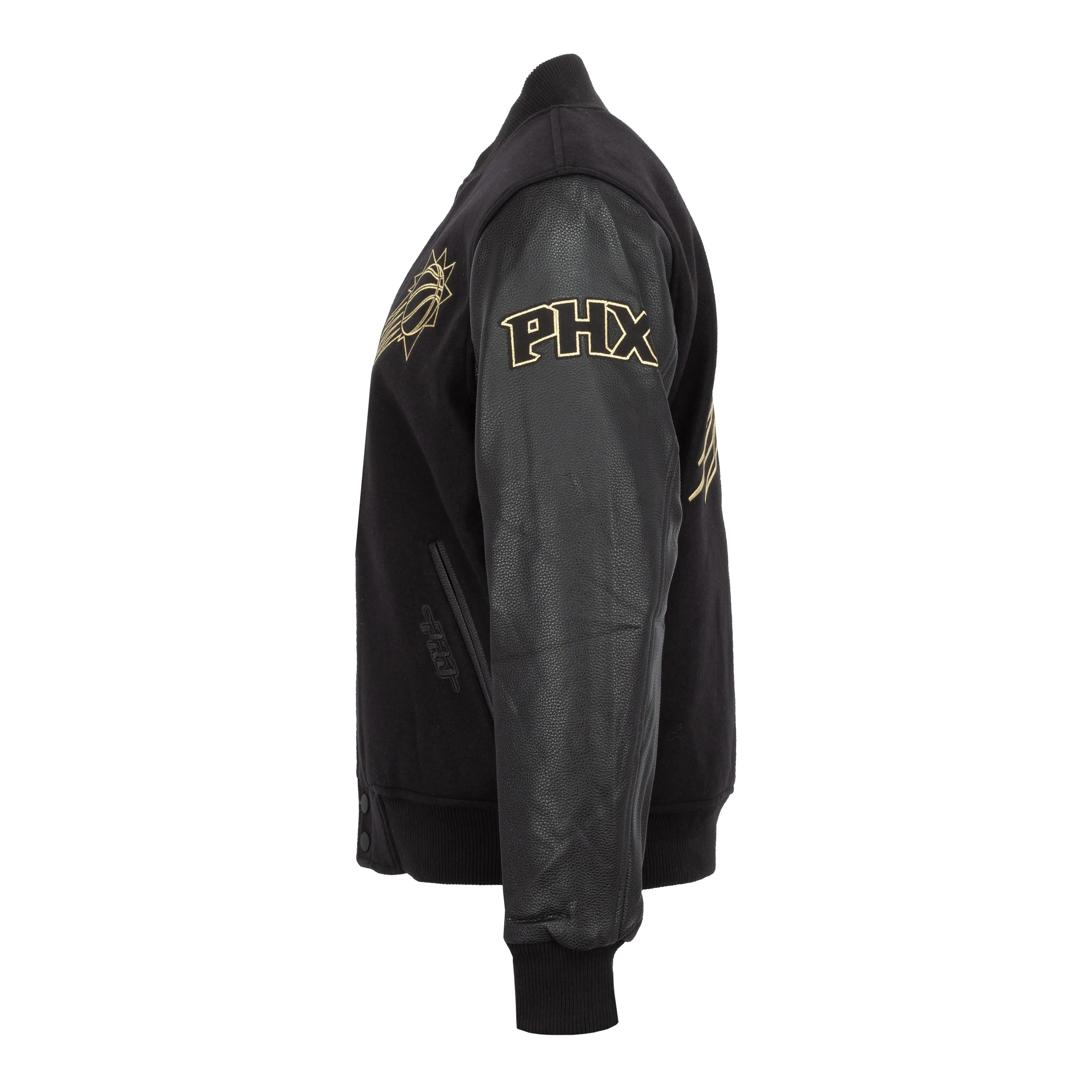 Suns Black Gold Varsity Jacke - Herrenbekleidung_Pro-Standard