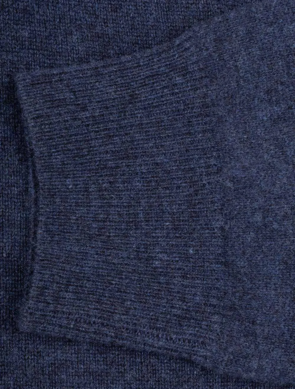 Superfeine Lambswool Halbzip Dark Navy Melange