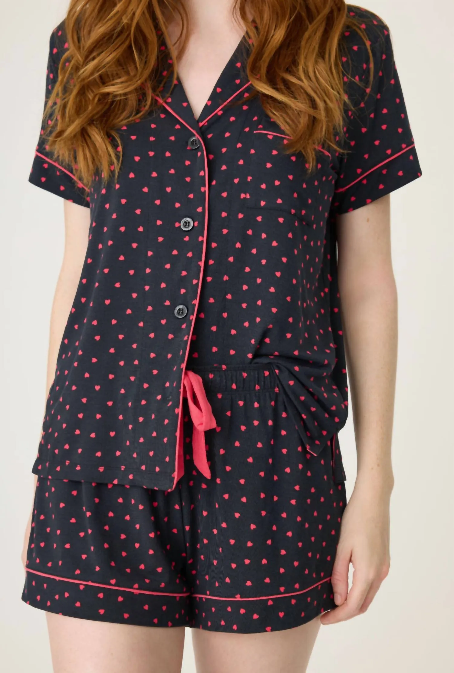 Süße Träume Pyjama-Set in Schwarz