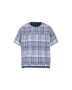 Strukturierte Bluse Kleidung_Atsuro-Tayama