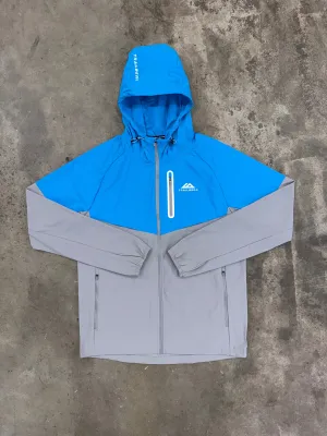 Trailberg Cloud SS25 Jacke - Grau / Atomblau