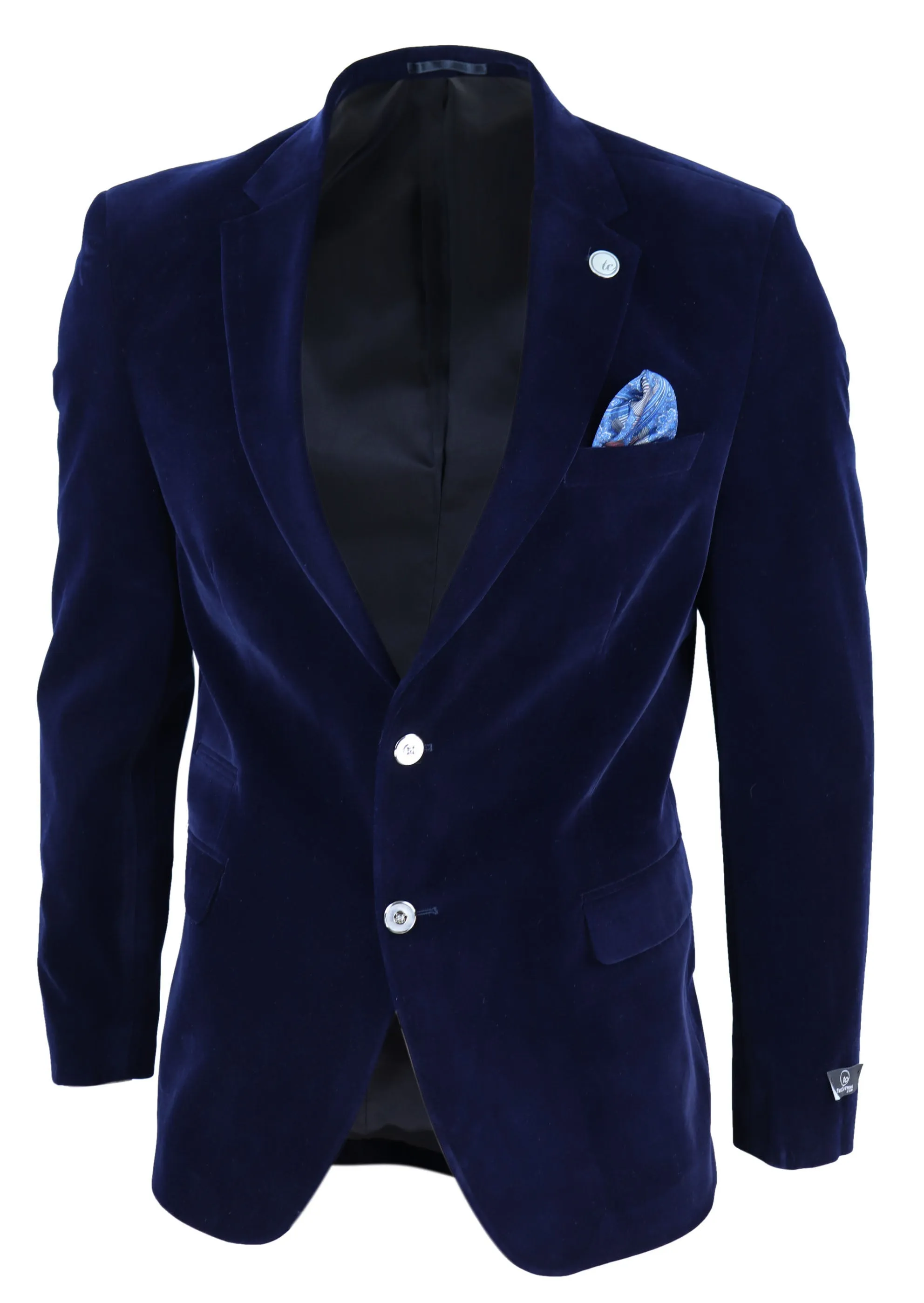 Samt Blazer Jacke 2 Knöpfe Abendmode Formal