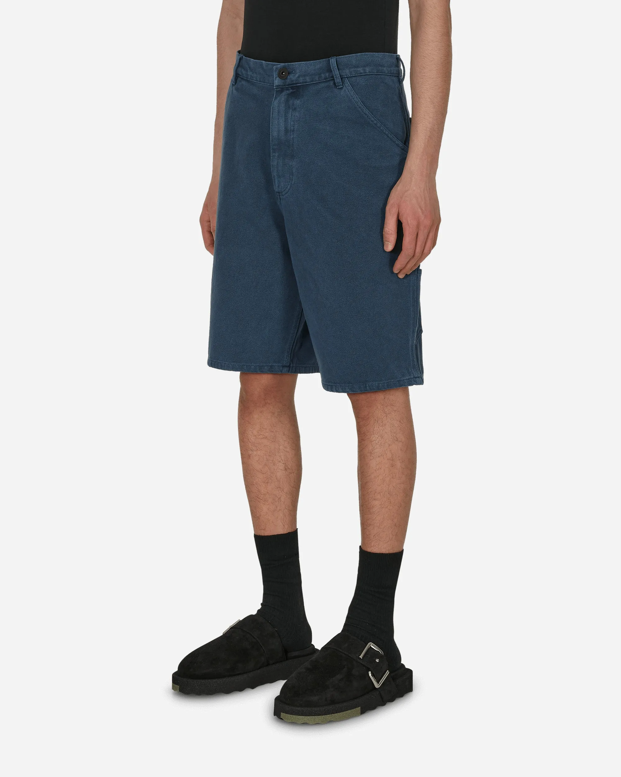 Gewaschene Hard Ware / Soft Wear Zimmermannshose Blau