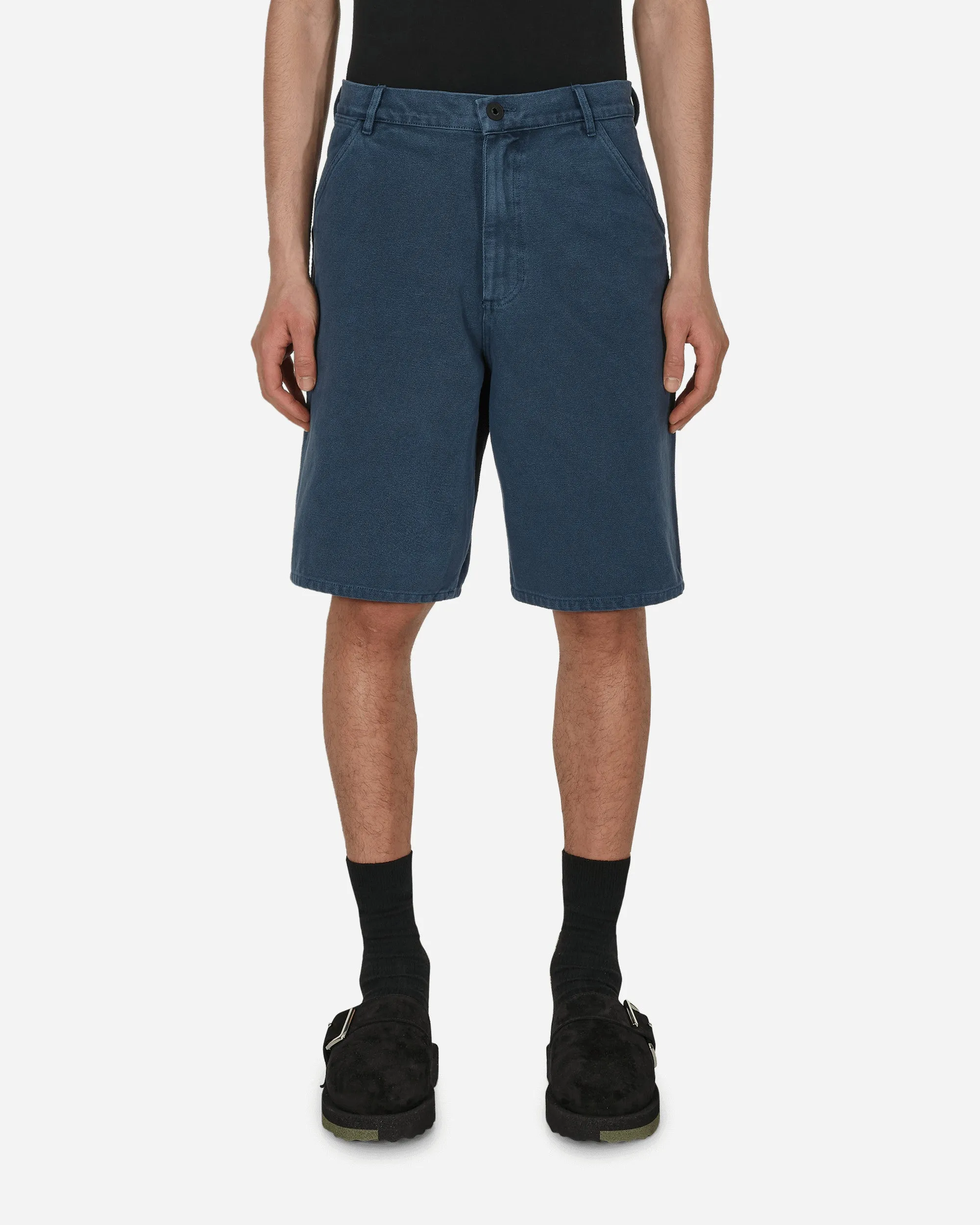 Gewaschene Hard Ware / Soft Wear Zimmermannshose Blau