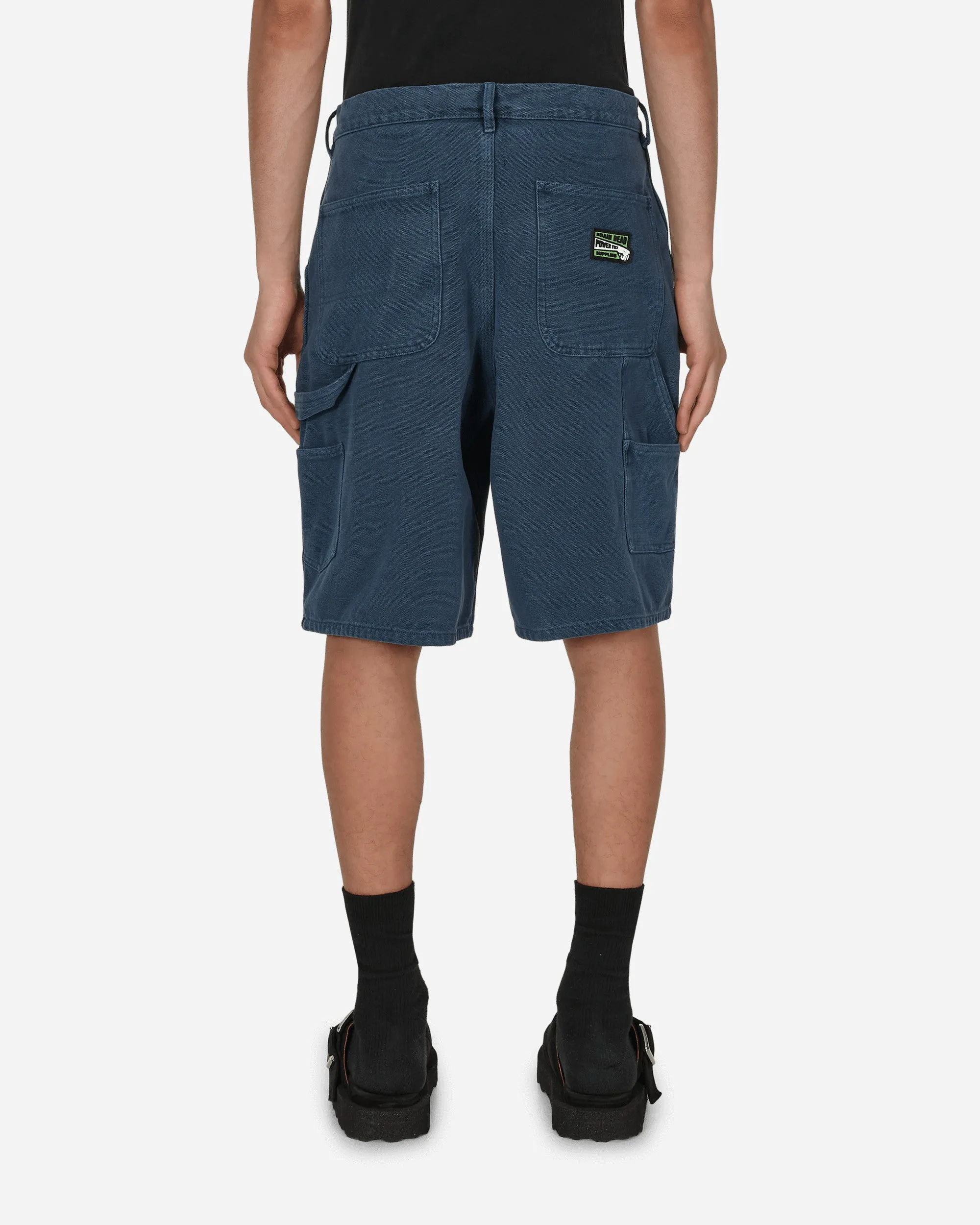 Gewaschene Hard Ware / Soft Wear Zimmermannshose Blau