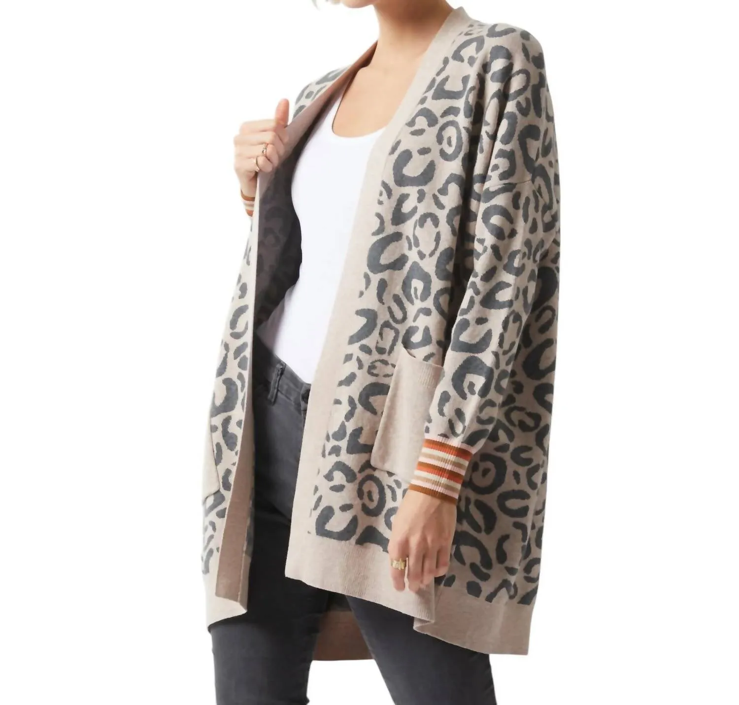 Wild Side Cardigan In Cookie