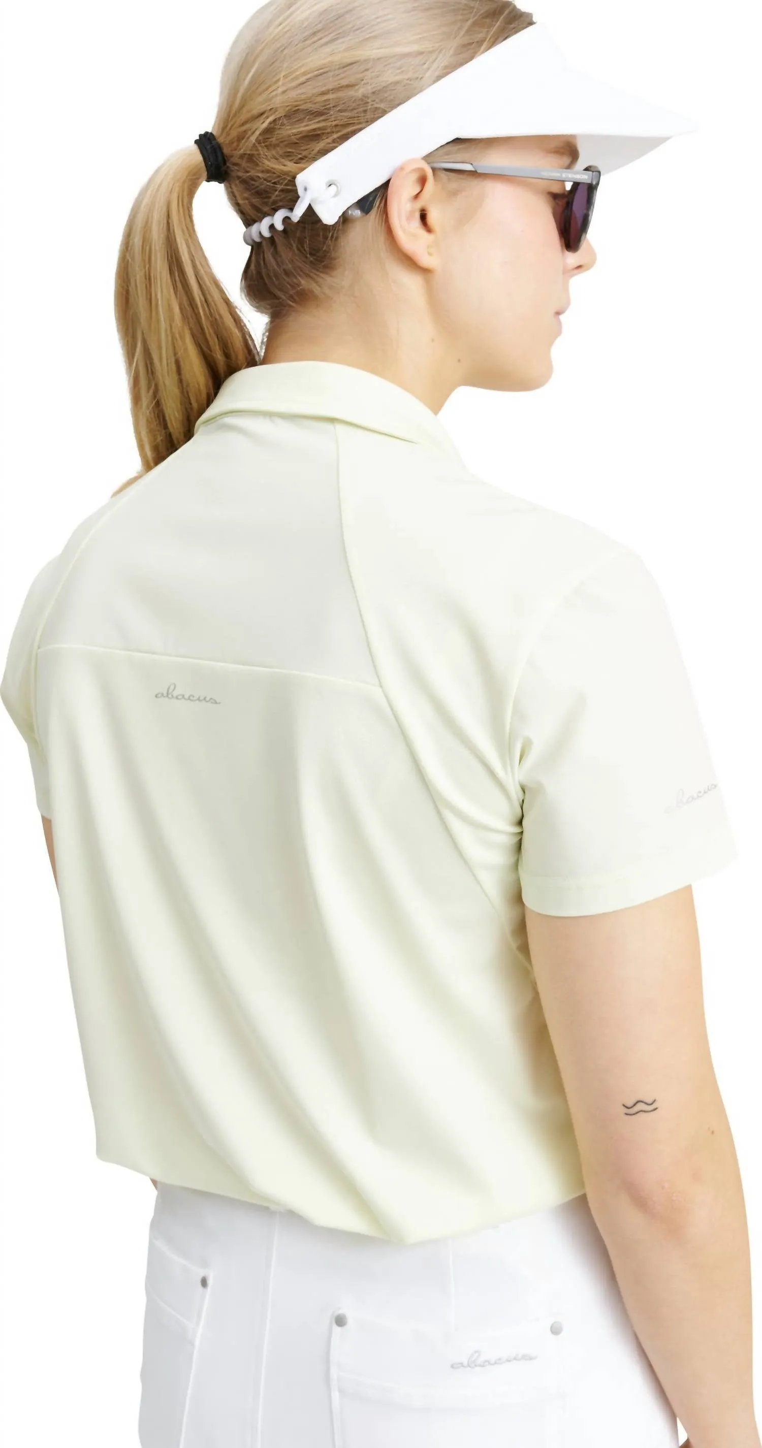 Damen Becky Polo in Zitronengelb