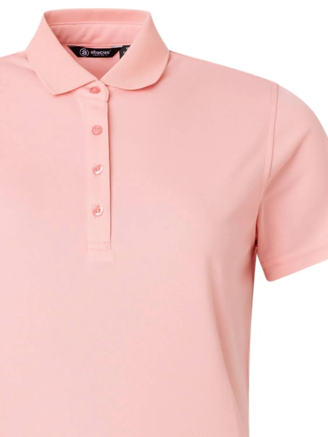 Damen Cray Kurzarm Polo in Flamingo